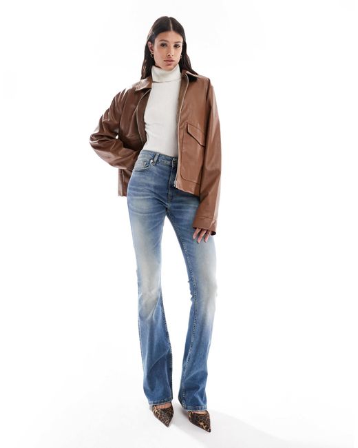 ASOS Blue Asos Design Tall Bootcut Jeans