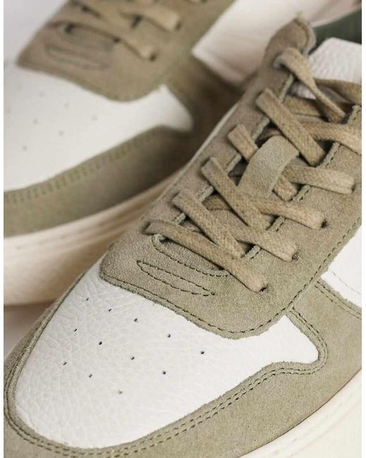 ASOS Green Panelled Trainers for men
