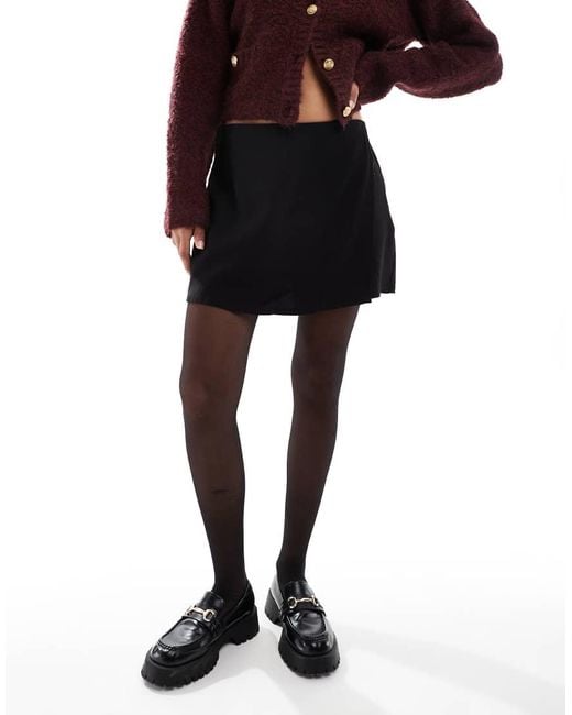 Vero Moda Black High Waisted Skort