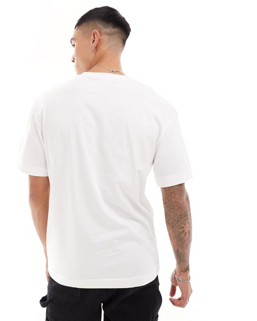 T-shirt bianca di Calvin Klein in White da Uomo