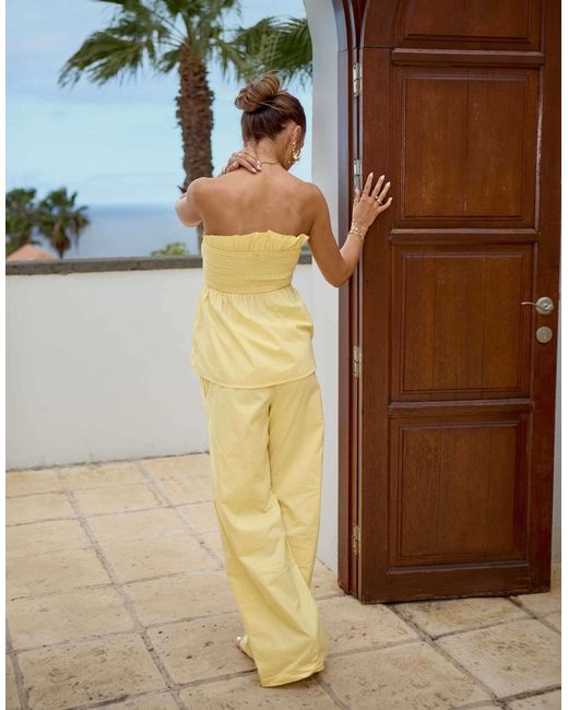South Beach Blue X Misha Grimes Loose Fit Beach Pants