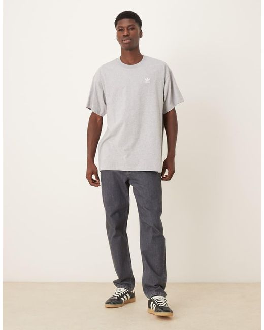 Adidas Originals White Essential Oversized T-shirt for men