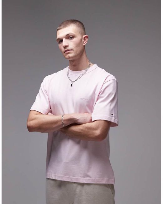 Tommy Hilfiger Gray Tonal Logo T-Shirt for men