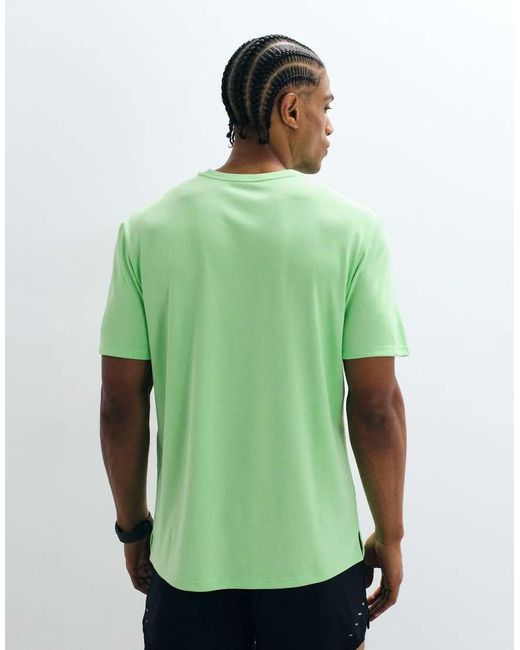 Nike Green Dri-fit Miler Top for men