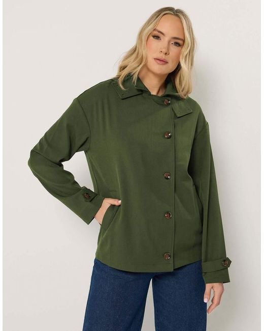 Long Tall Sally Green Hooded Jacket