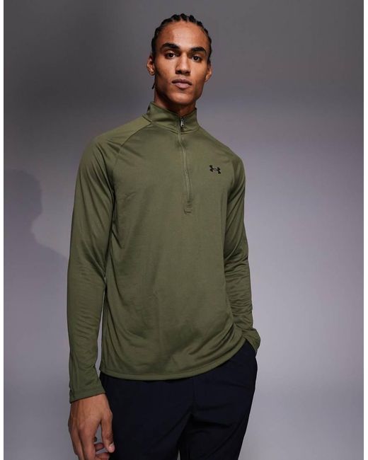 Under Armour Green Tech 2.0 Half-zip Top for men