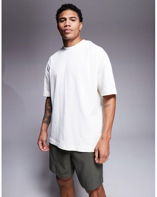 Gildan Adult Heavy Cotton T-Shirt - Classic Fit, Preshrunk, Multiple Colors (White, XL)