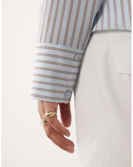 ASOS White Curve Oversized Shirt