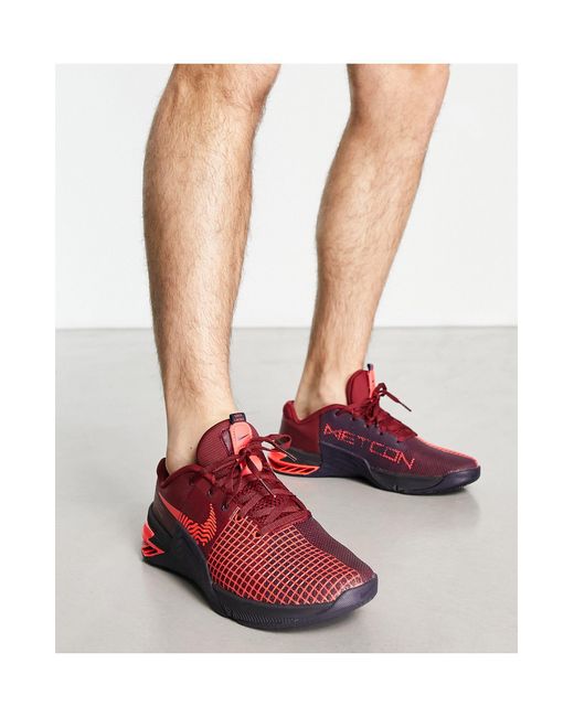Zapatillas rojas metcon 8 Nike de hombre de color Rosa | Lyst