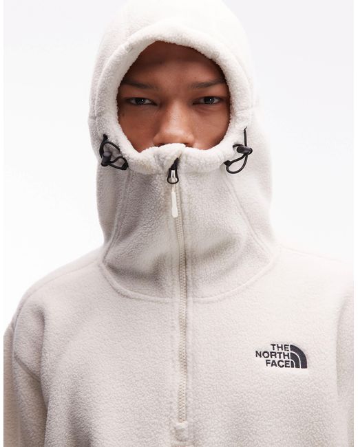 The North Face Gray – dirus – kapuzenpullover aus fleece