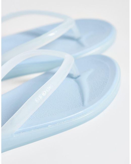 CROCSTM Blue Miami Flip Flops