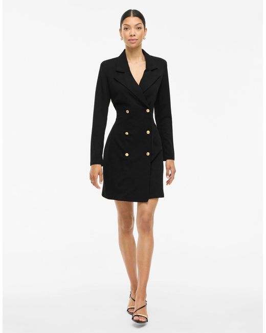 Robe blazer Vila en coloris Black
