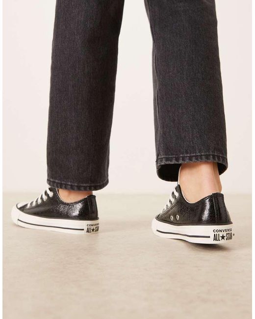 Converse Black Chuck Taylor All Star Ox Trainers