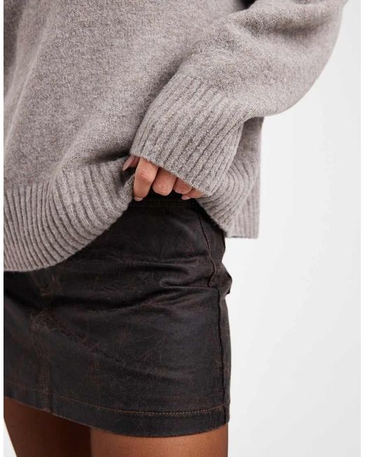 Vero Moda Gray Soft O-neck Sweater