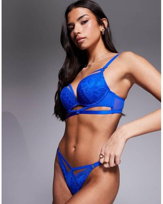 Ann Summers Blue Yours Truly Thong