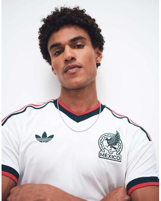 Adidas Originals White Adidas Football Mexico World Cup 26 Away Shirt