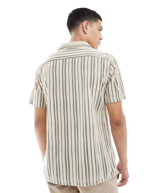 Brave Soul – kurzärmliges hemd in White für Herren