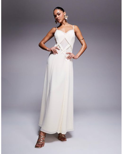 Forever New Gray – maxikleid