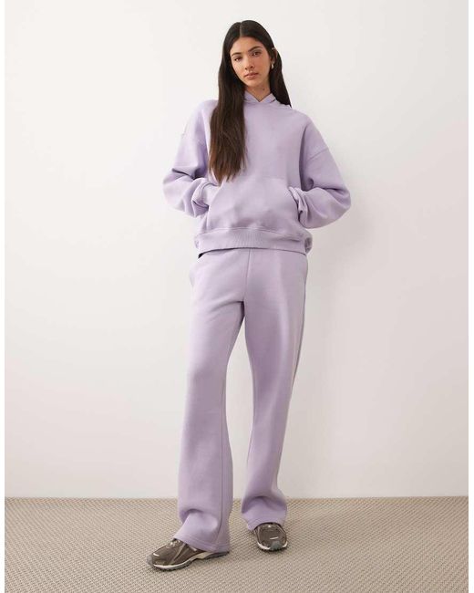 Gina Tricot Purple Co-Ord Relaxed Fit Hoodie