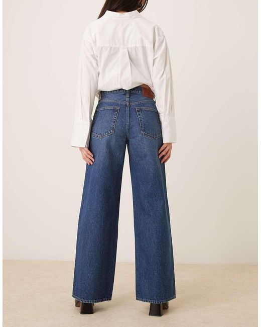 Calvin Klein Blue Wide Leg Jeans