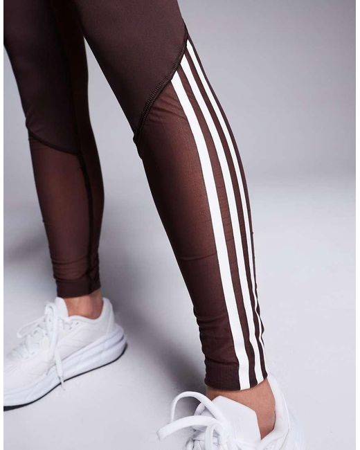 Adidas Originals Brown Adidas Training Hyperglam leggings