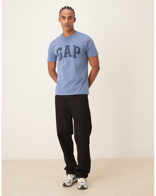 Gap Blue Everyday Soft Logo T-Shirt for men