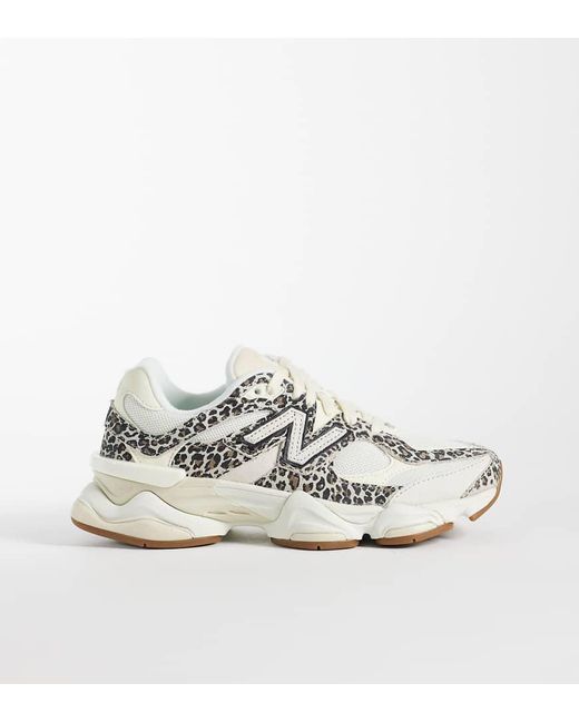 New Balance White 9060 Trainers