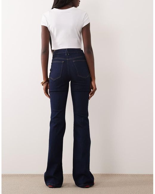 GOOD AMERICAN Blue Good Legs Flare Jeans