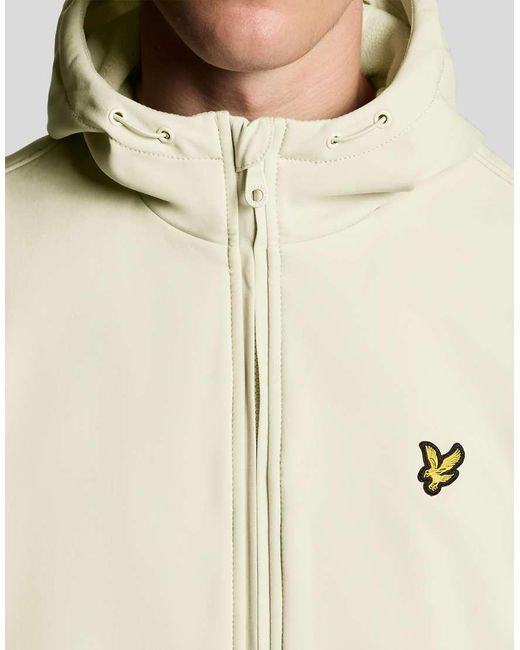 Lyle & Scott Natural Fleece Back Softshell Jacket for men