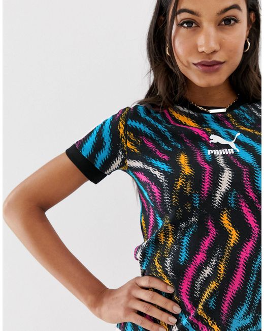 puma zebra print shirt