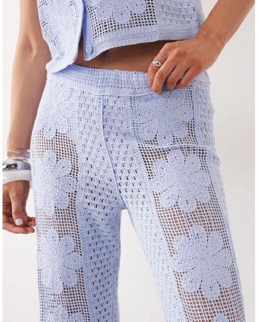 Mango Blue – daisy – strickhose