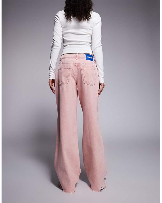 HUGO Multicolor Gamala Relaxed Fit Jeans