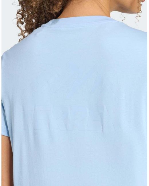 Adidas Originals Blue Terrex Mountain Graphic T-Shirt