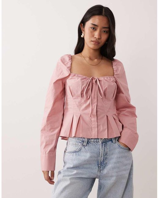 Nia Red Cloverfield Long Sleeve Off The Shoulder Top