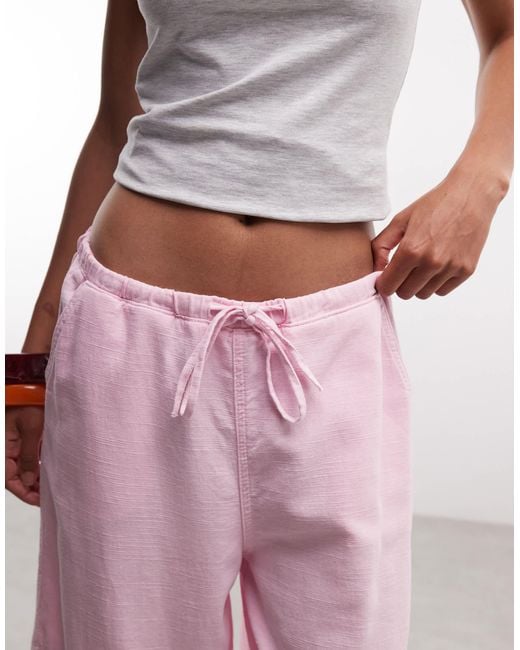 Collusion Pink Longline Jorts