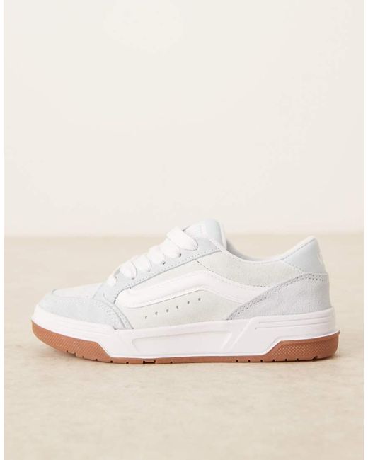 Vans White Hylane Suede Trainers