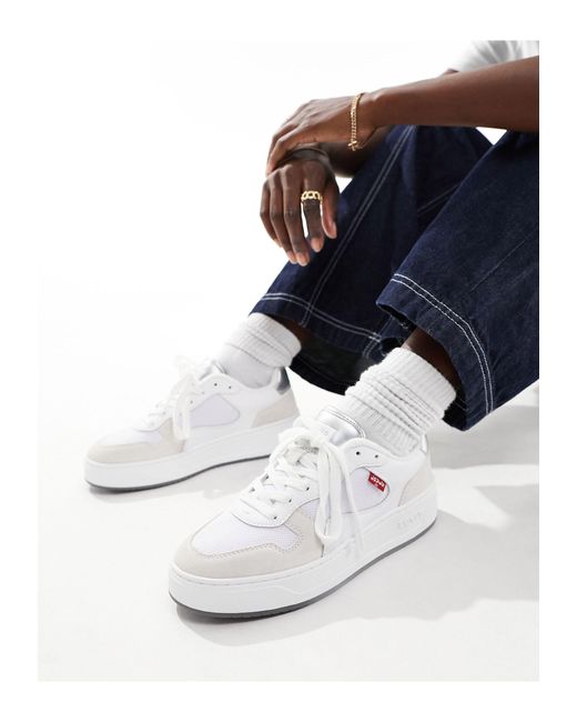Levi's Blue Glide Leather Sneakers