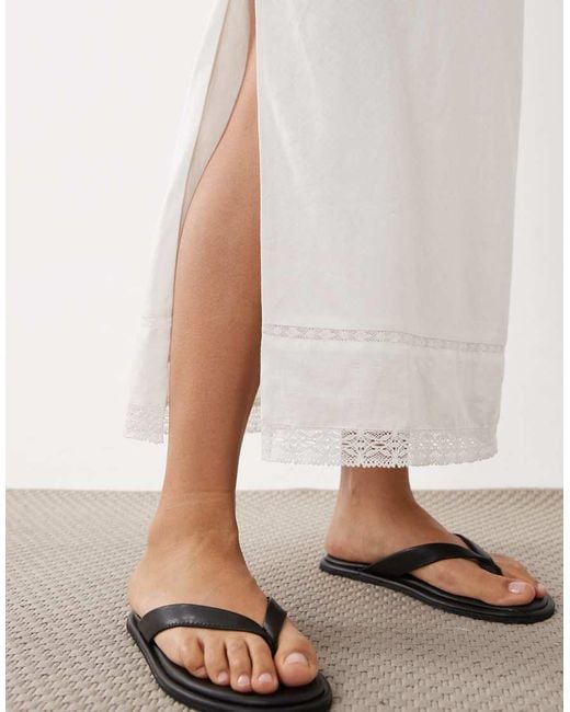Gonna Lunga Bianca di Mango in White