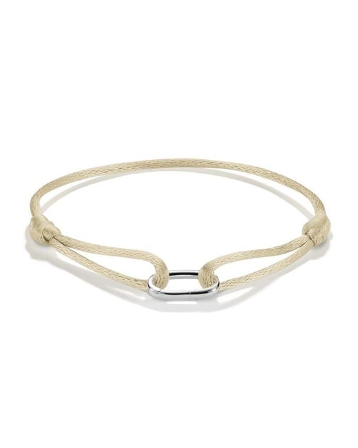 Bracciale Argentato E di Thomas Sabo in Metallic