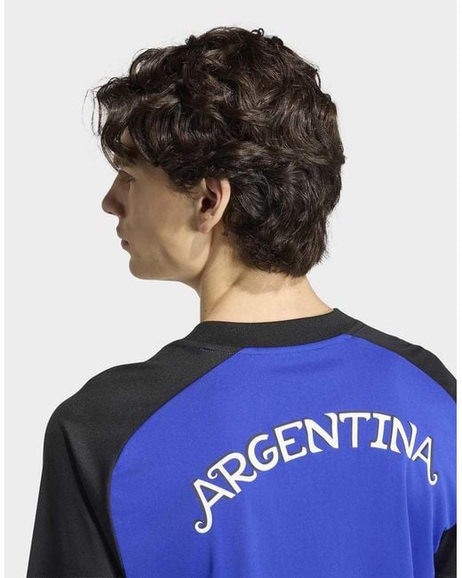 Adidas Originals Blue Argentina 26 Away Pre Match Jersey for men