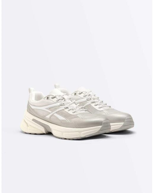 Oysho White Running Trainers