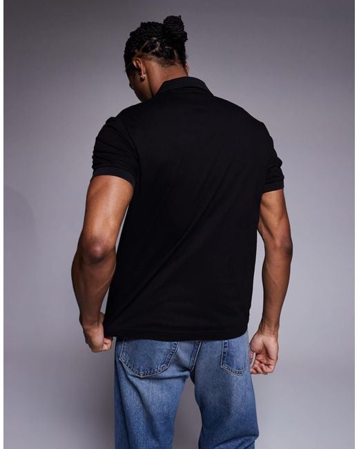 EA7 Blue Armani Train 7 Logo Polo for men