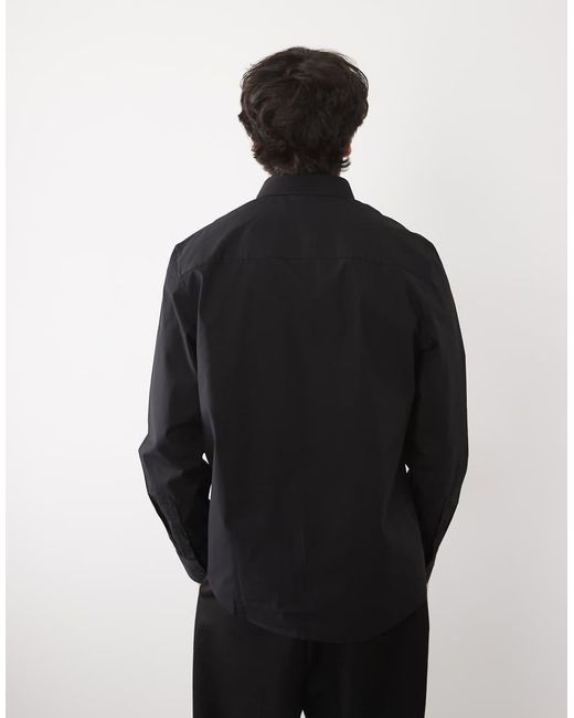 ASOS Black Regular Fit Smart Shirt for men