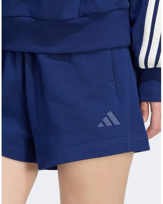 Adidas Originals Blue Adidas Kit Small Logo Short