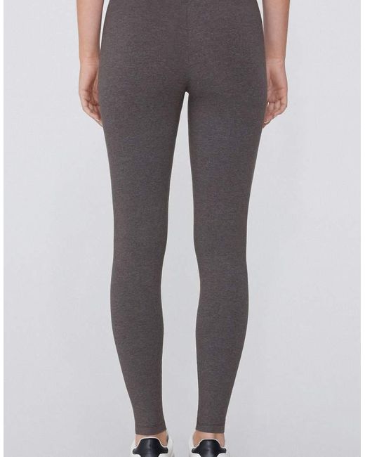 Tezenis White Basic Cotton Leggings