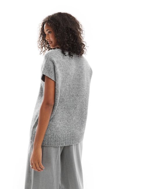 Threadbare Gray – strick-trägertop