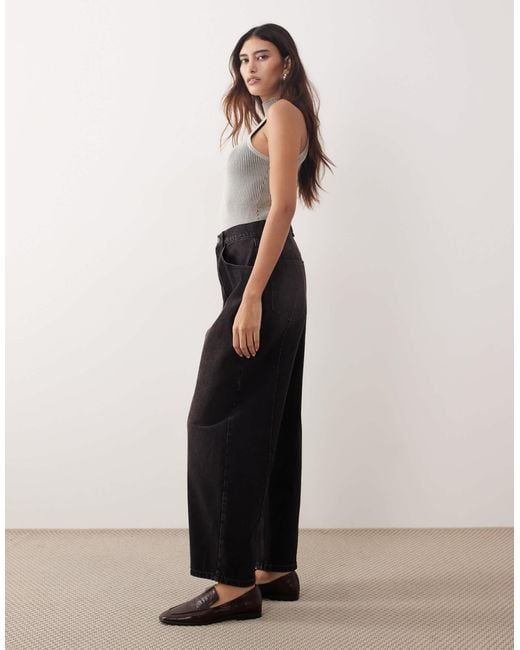 ARRANGE Black Clover Front Seam Detail Jeans