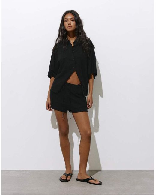 Pantaloncini di Pull&Bear in Black