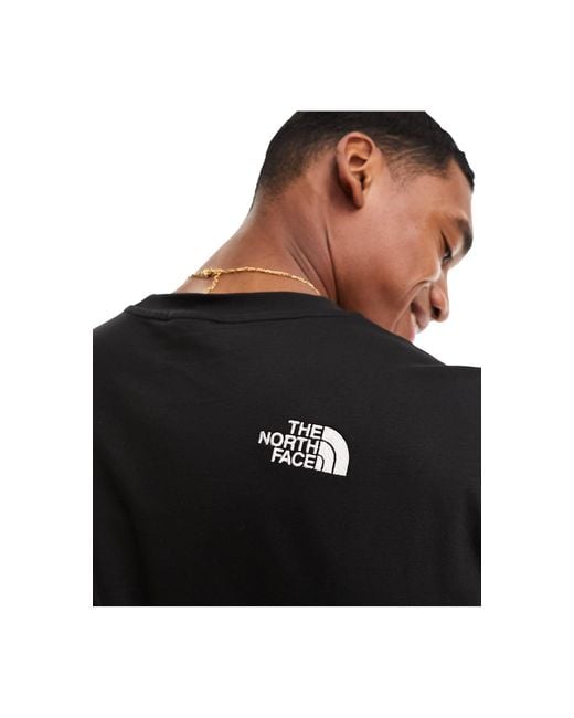 The North Face Black Oversized Heavyweight T-shirt for men