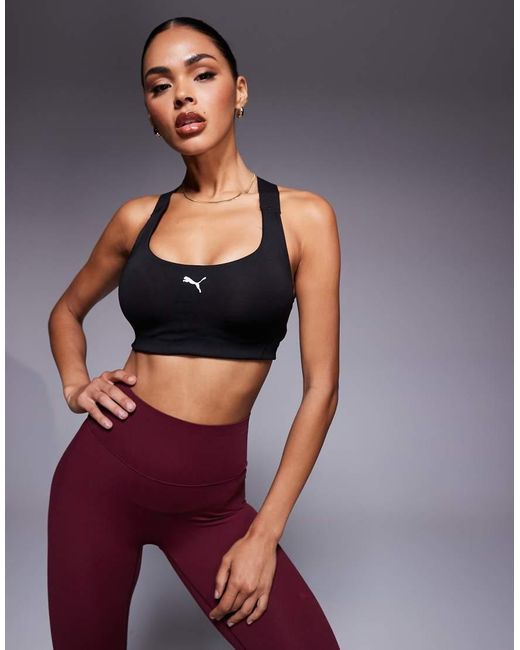 PUMA Blue 4Keeps Adjustable Athlete Sports Bra